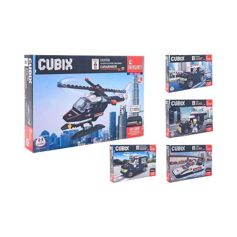 CUBIX COSTRUZIONI CARABINIERI 90PZ 4 ASS. 8PZ D/B